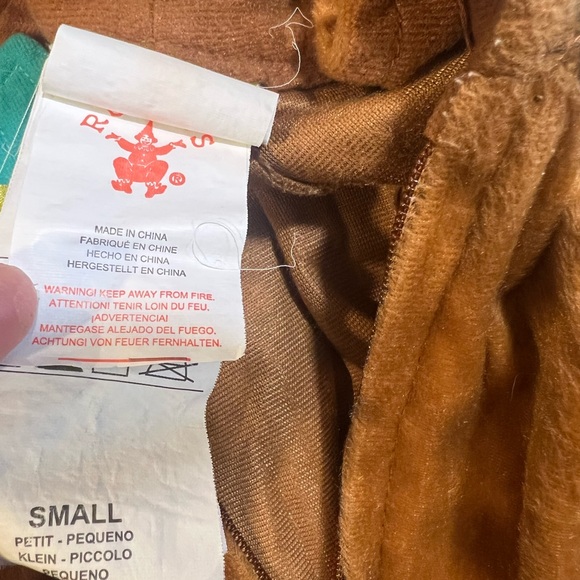 Plush SCOOBY-DOO costume. Size child’s small - Picture 5 of 6